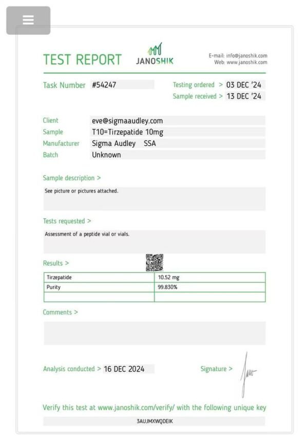 TIRZEPATIDE 10mg - Image 2