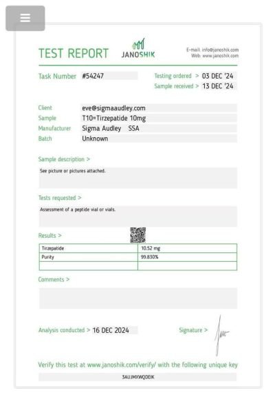 Tirzepatide 10mg Tirzepatide 10mg